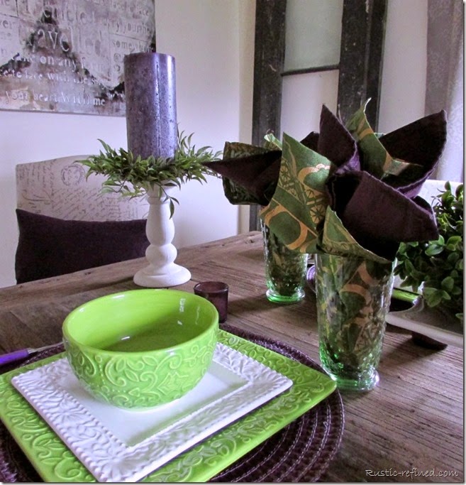 Spring Tablescape using Bright Colors Spring Tablescape using Bright Colors