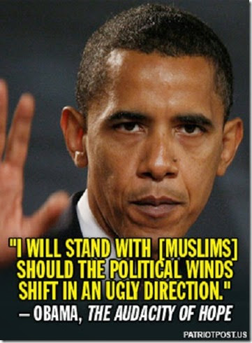 Obama Quote- I'll Stand with Muslims - Audicity of Hope