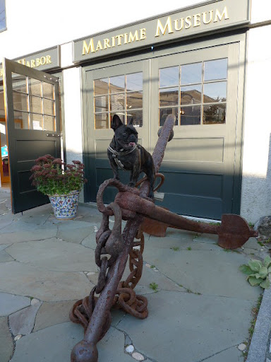 Bar Harbor is also home to the Great Harbor Maritime Museum.  This building used to be a fire station but now displays a variety of historical items, like this giant anchor.
