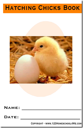 science- Free baby chickens observation book for kids FREE Printable hatching baby chickens book for kids #science #homeschooling