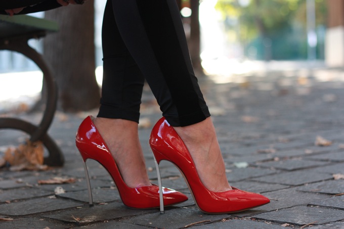 casadei red shoes