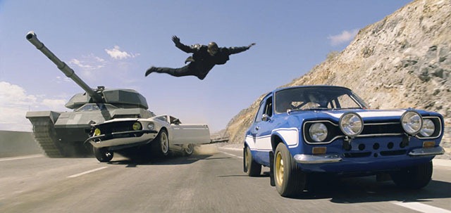 Fast & Furious 6 Tank Photo with Tyrese Gibson