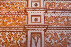 The layered look of this church's facade was inspiration for the invitation suite. The layered look of this church's facade was inspiration for the invitation suite.