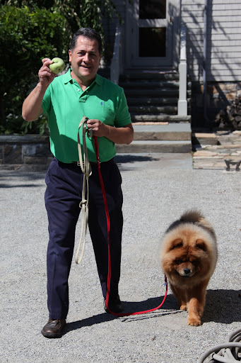 See how happy Carlos is?  I think I'm his favorite pup now.