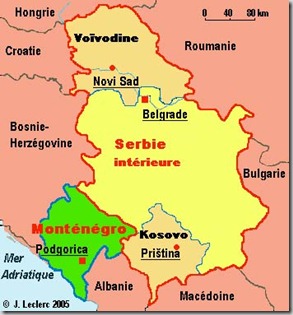 serbie-montenegro-map