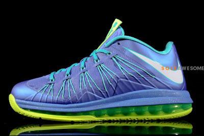 First Look at Nike Air Max LeBron X Low Summit Lake Hornets nike lebron 10 low gr blue green 1 02 First Look at Nike Air Max LeBron X Low Summit Lake Hornets