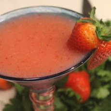 Four Ingredient Strawberry Martini