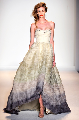 This dress by Lela Rose may be ready-to-wear, but I think it would look lovely coming down the aisle. This dress by Lela Rose may be ready-to-wear, but I think it would look lovely coming down the aisle.