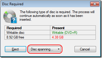 disc-spanning