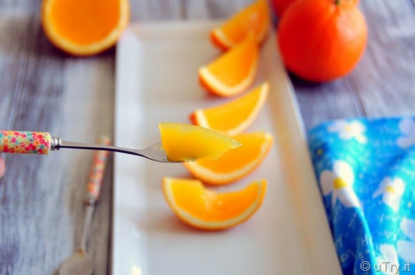 How to Make Fresh Orange Jello Slices  With Video Tutorial   http://uTry.it