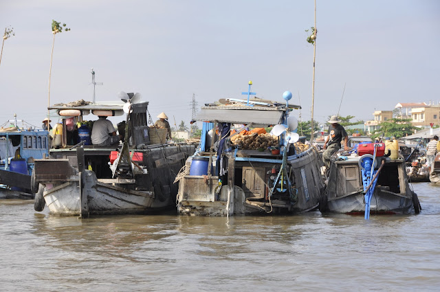 Fotos del día: Mercado Flotante en el Delta del rio Mekong