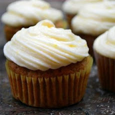 Carrot Cupcakes with Ginger-Cream Cheese Icing