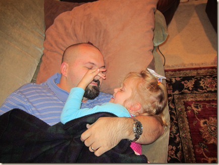 10-16 Kyla and Daddy napping 2