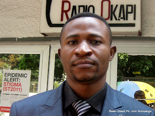 Ambroise Mamba. Radio Okapi/ Ph. John Bompengo