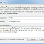 Reporte de errores