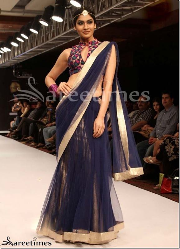 Blue_Net_Saree