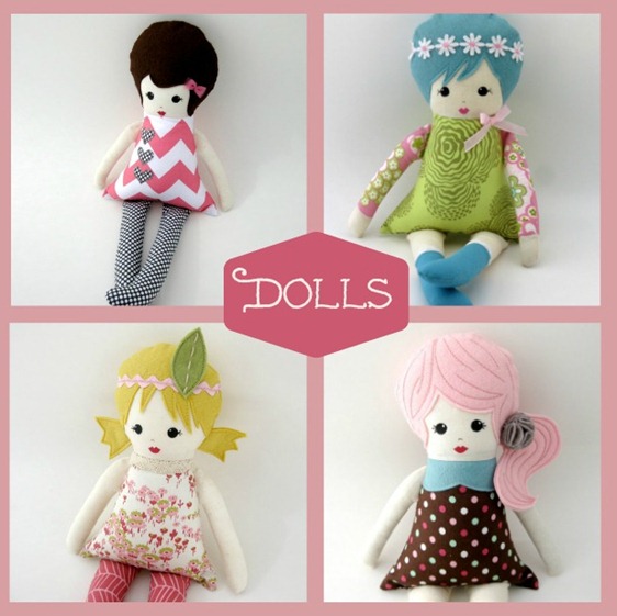 Rag Dolls by April Foss on Etsy