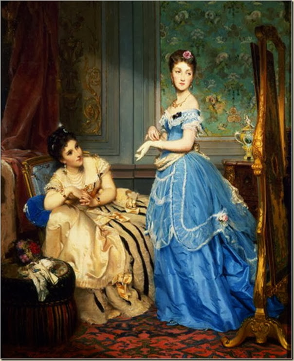 Charles Edouard Boutibonne , Scène d'intérieur Charles Edouard Boutibonne , Scène d'intérieur