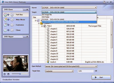 Any DVD Cloner Platinum - All in one DVD Copy