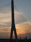 Bridge at sunset