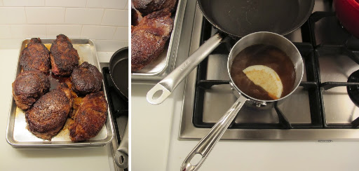 Cote de Boeuf is quintessentially French and elegant, and it was the star of the show at dinner. Pierre has started his own catering business, and I'm thrilled that more people will be able to try his incredible dishes!
