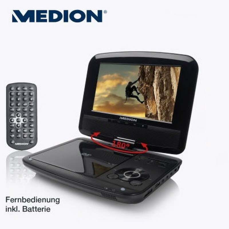 Aldi Nord 1.7.2013: Medion Life P72066 MD 84209 Portable DVD Player on sale