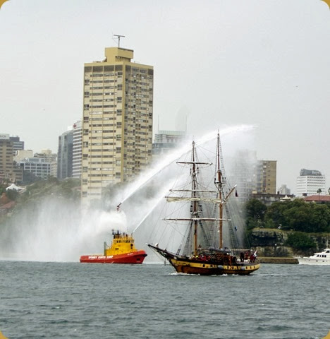 IFR - Tall Ships entering Sydney Harbour