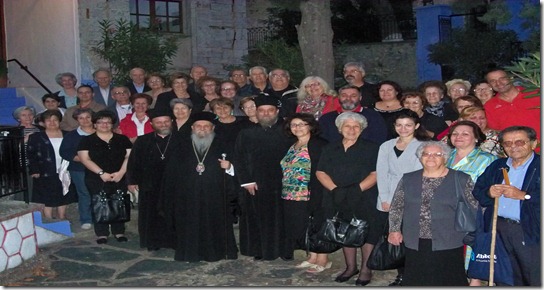 Επίσκεψη ενοριτών Αγ. Νικολάου στον Σεβασμιώτατο Μητροπολίτη Λαρίσης και Τυρνάβου κ. Ιγνάτιο επάνω στα ορεινά Αμπελάκια της Θεσσαλίας