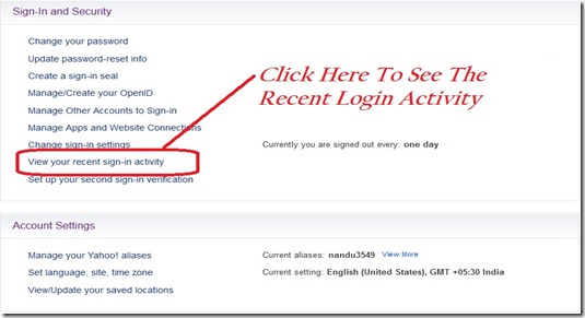 login activity