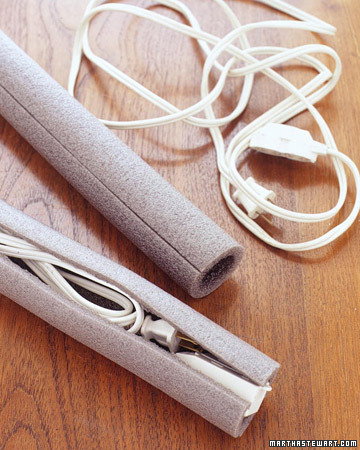 Keep wires organized so they do not get wet near any entryways.
