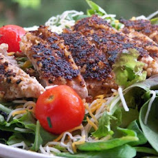 Walnut-Crusted Chicken Salad With Buttermilk Honey Dressing