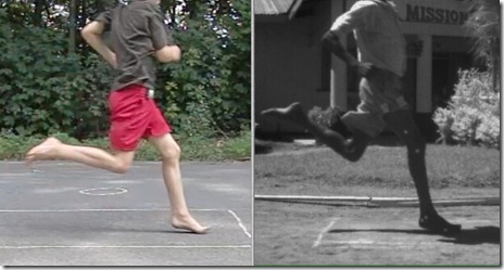American Kenyan Forefoot Strike