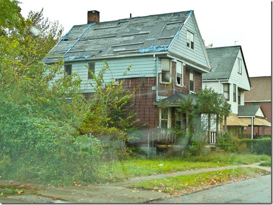 Abandoned house on Redell Avenue<br /><br />http://maps.google.com/maps?q=41.51600000,-81.63509667&spn=0.001,0.001&t=k&hl=en