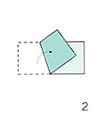 Fold left side in at an angle, about 45 degrees from bottom edge. Fold left side in at an angle, about 45 degrees from bottom edge.