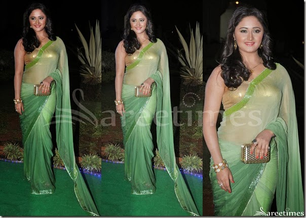 Green_Georgette_Saree Green_Georgette_Saree