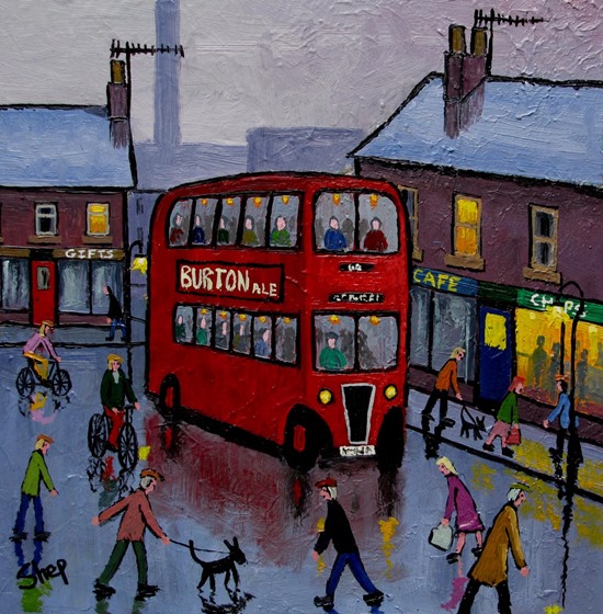 Last Bus Home painting