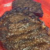 Waygu steaks resting
