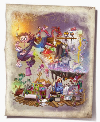 Falla infantil Exposición 2015. Lema: "El hacedor de sueños". Artista: Falles Borriana S.L.