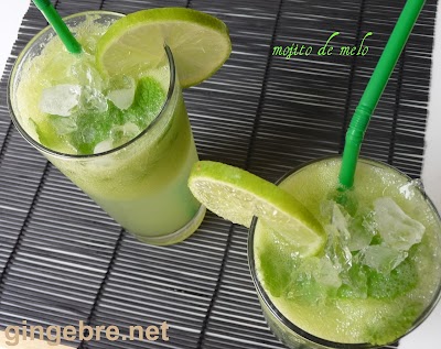 còctel mojito de meló