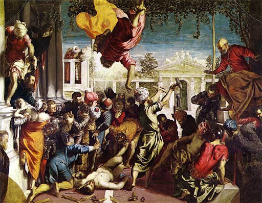 Another famous painting executed in the 16th century with a noticeably Venetian style and inspiration. 
(