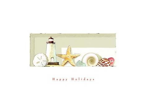 More shells by Felix Doolittle. Seaside Shadow Box Card, $16 for a set of ten, felixdoolittle.com.