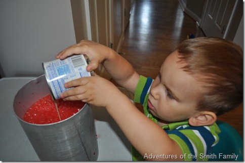 Big Red, homemade ice cream, big red ice cream, kids in the kitchen, ice cream