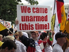 We came unarmed this time