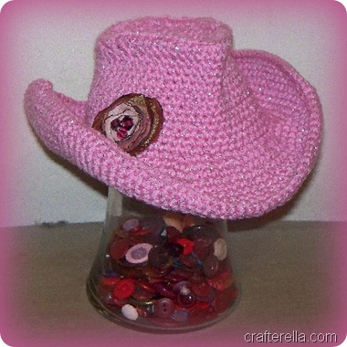 cowgirl baby hat