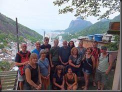 Group on favela tour better one - Lisa