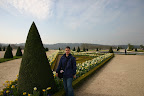 Laura on the grounds of Versailles
