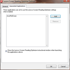Screen Reading Optimizer