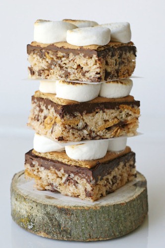 S'mores Rice Krispies Treats