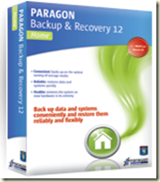 'Paragon Backup & Recovery Home - Overview'