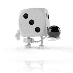 Dice with Ball and Chain iStock_000014503282XSmall